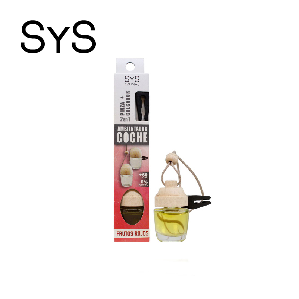 0_西班牙SYS無酒精車用香氛 7ml (熱情莓果)